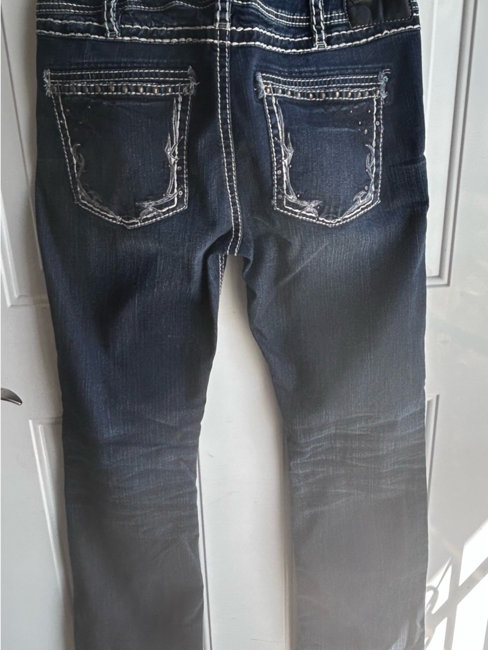 Silver Jeans Dark Blue Tuesday slim boot 34/33 - Picture 4 of 5